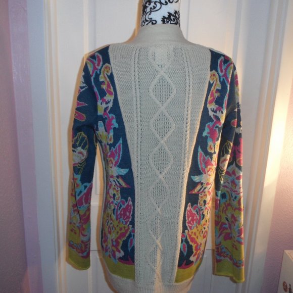 Coco and Main cardigan with abstract print - Picture 3 of 5